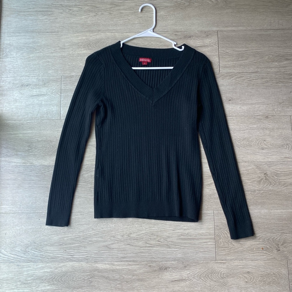 Merona Ribbed V-Neck Sweater